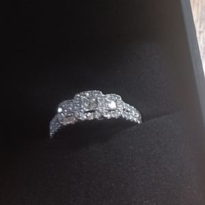 14wg leo bridal forever cherished engagement ring
